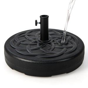 22 Inch Fillable Heavy-Duty Round Patio Umbrella Base Stand view 4