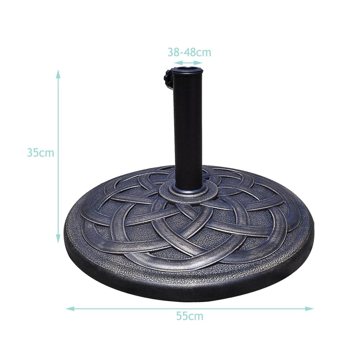 22 Inch Heavy Duty Round Umbrella Base Stand view 4