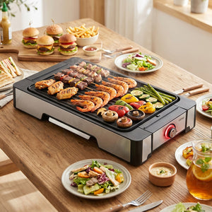 2300W Electric Griddle with Nonstick Die Cast Aluminum Cooking Surface view 2