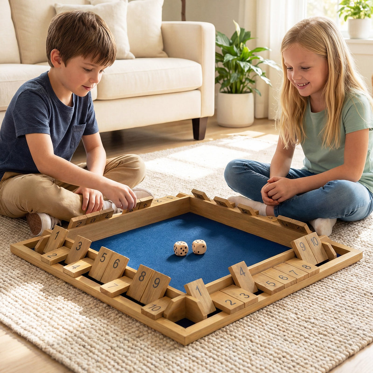 24 Inch Extra-Large Shut The Box Game for 2-4 Players view 6