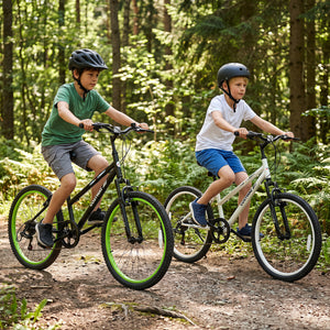24 Inch Kids Mountain Bike Adjustable with 7 Speed and Suspension Fork-Black view 3