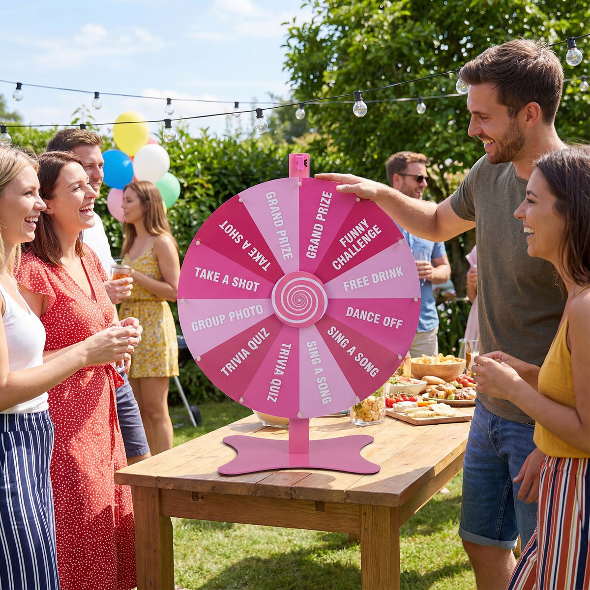 24 Inch Prize Wheel with Blackboard Marker and Eraser view 5