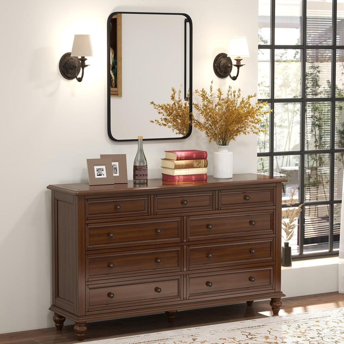 24 x 32 Inch Minimalist Wall Mounted Rectangle Mirror view 2