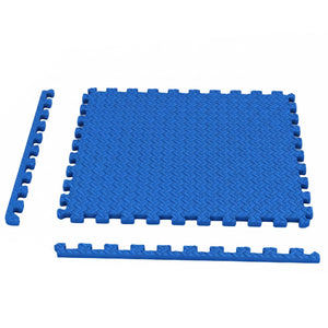 24Tiles 1/2 inches Puzzle Exercise Floor Mats-Blue