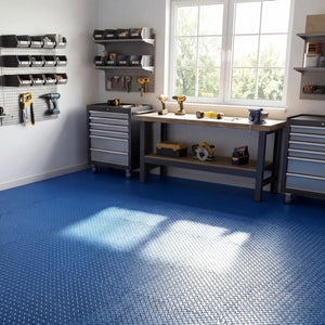 24Tiles 1/2 inches Puzzle Exercise Floor Mats-Blue view 6