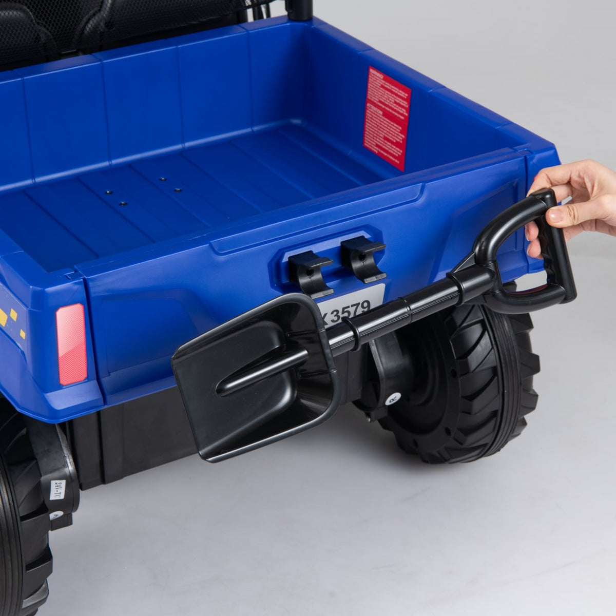 24V Kids Ride on Dump Truck with Electric Dump Bed, 2-Seater 4WD view 8