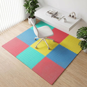 24 Pack Non-Slip Protective Interlocking EVA Foam Floor Tiles-Multicolor view 5