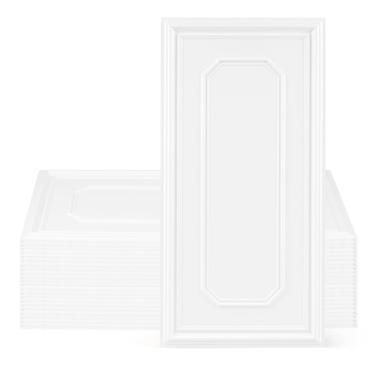 24 Pieces Ceiling Tiles Decorative PVC Ceiling Covering Panels