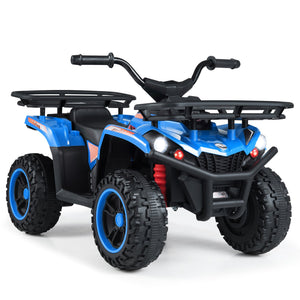 24V Electric Ride On Quad with LED Headlights-Blue