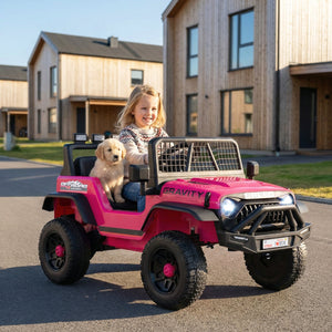 24V Ride On Car for Kids with Parent Remote Control and Music-Pink view 2
