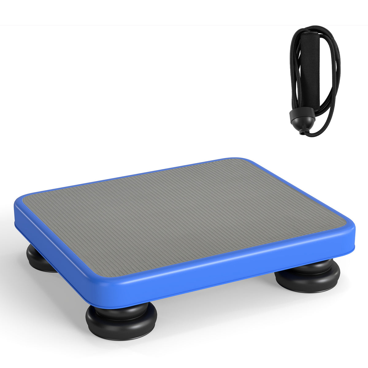 24x20 inches Kids Rebounder Bouncing Board with Elastic Rope for Ages 3+-Blue