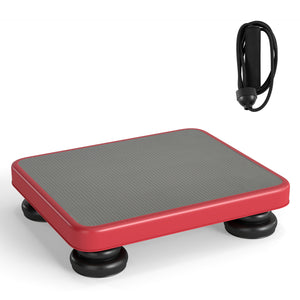 24x20 inches Kids Rebounder Bouncing Board with Elastic Rope for Ages 3+-Red