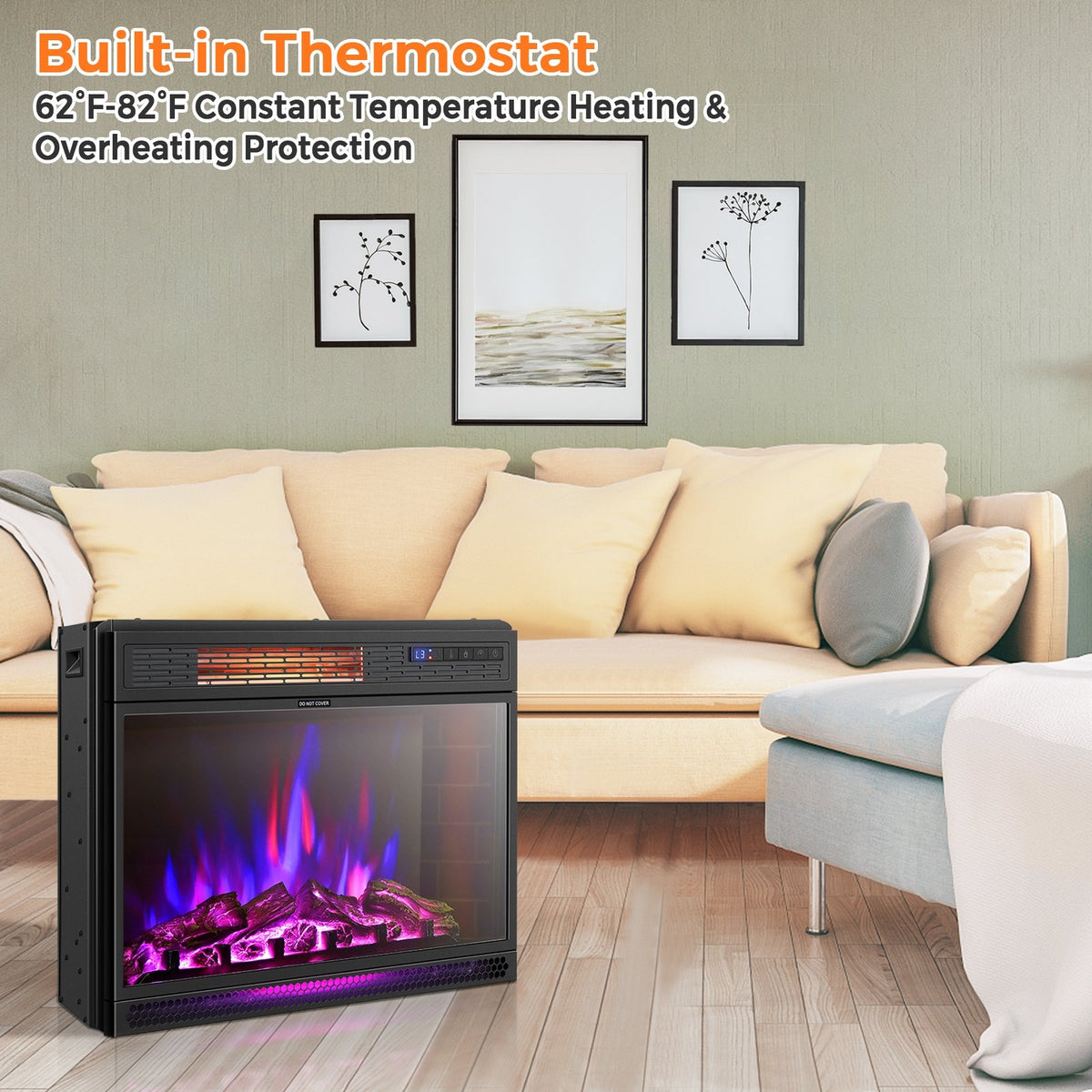 25 Inches Recessed Electric Heater view 5