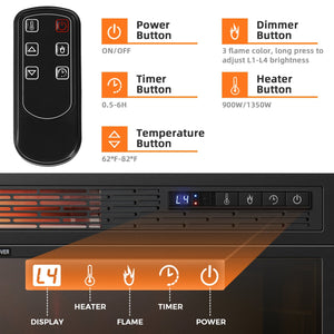 25 Inches Recessed Electric Heater view 6