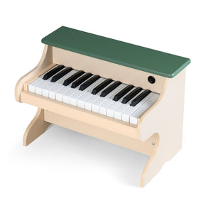 25 Keys Kids Piano Keyboard Wooden Digital Piano Toy with Removable Music Stand-Green view 5