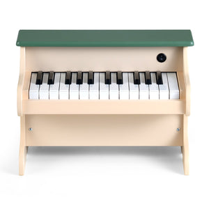 25 Keys Kids Piano Keyboard Wooden Digital Piano Toy with Removable Music Stand-Green view 6