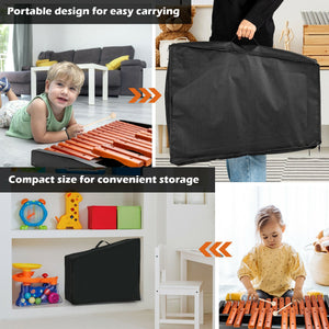 25 Notes Xylophone Wooden Percussion Educational Instrument with 2 Mallets view 6
