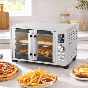 26.4 Quart French Door Convection Toaster Oven with 11 Presets 1500W Countertop Oven view 2