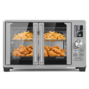 26.4 Quart French Door Convection Toaster Oven with 11 Presets 1500W Countertop Oven view 3