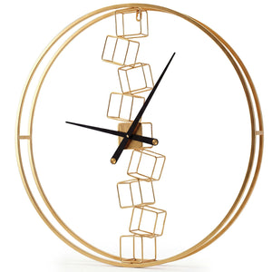 27 Inch Large Wall Clock for Living Room Bedroom Kitchen-Yellow view 4