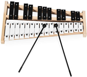 27 Note Glockenspiel Xylophone with 2 Rubber Mallets [Best Seller in the US] view 5