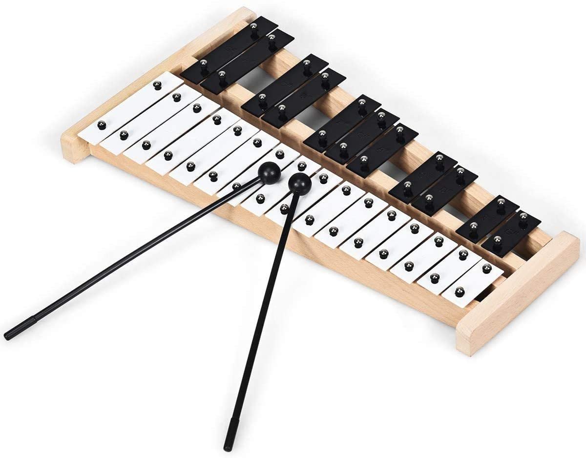 27 Note Glockenspiel Xylophone with 2 Rubber Mallets [Best Seller in the US] view 7