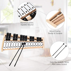 27 Note Glockenspiel Xylophone with 2 Rubber Mallets [Best Seller in the US] view 8