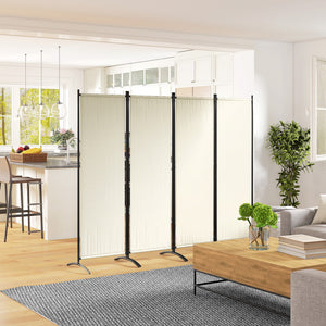 Folding Room Divider, Privacy Screen for Home Office Bedroom, 5.6FT Tall, Dark Grey – view 14