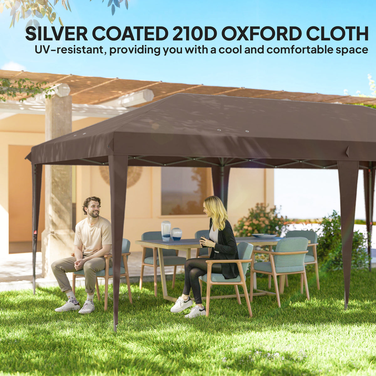 10' x 20' Outdoor Pop Up Canopy Tent Party Tent Instant Shelter W/ Carrying Bag, Blue – view 12