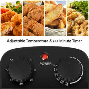 3.2 Quart Electric Stainless Steel Deep Fryer with Timer-Silver view 8