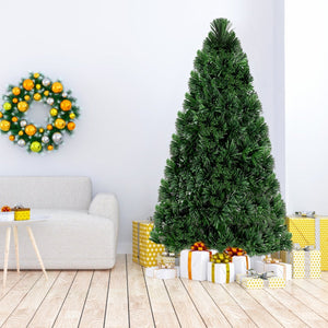 3' / 4' / 5' / 6' Fiber Optic Artificial PVC Christmas Tree-6 ft view 2