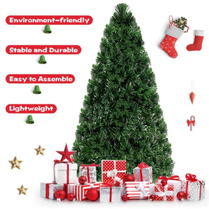 3' / 4' / 5' / 6' Fiber Optic Artificial PVC Christmas Tree-6 ft view 3