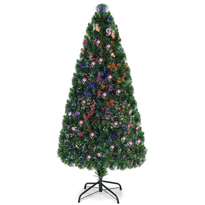 3' / 4' / 5' / 6' Fiber Optic Artificial PVC Christmas Tree-6 ft view 6