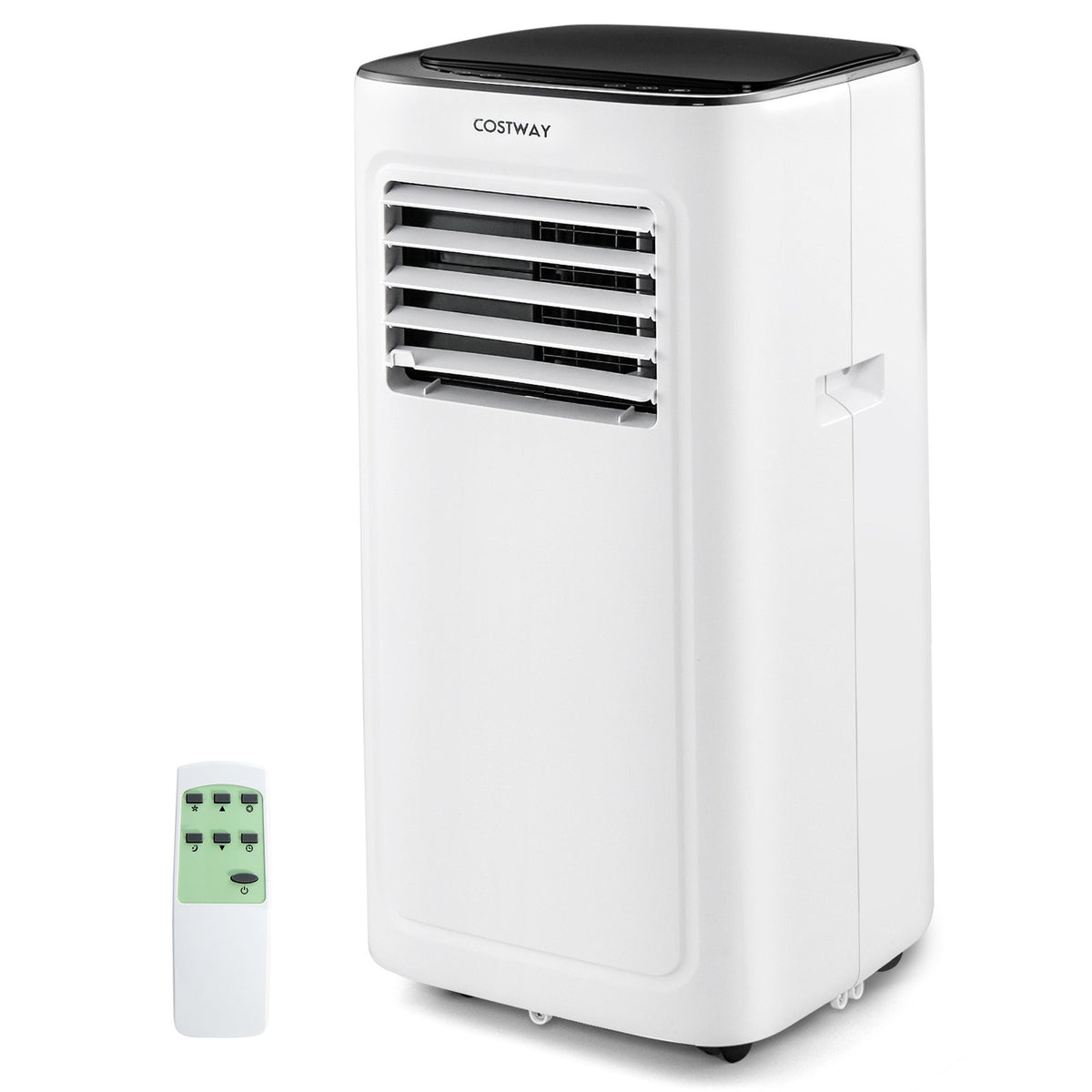 3-in-1 9000 BTU Air Conditioner with Dehumidifier and 24H Timer-White view 3