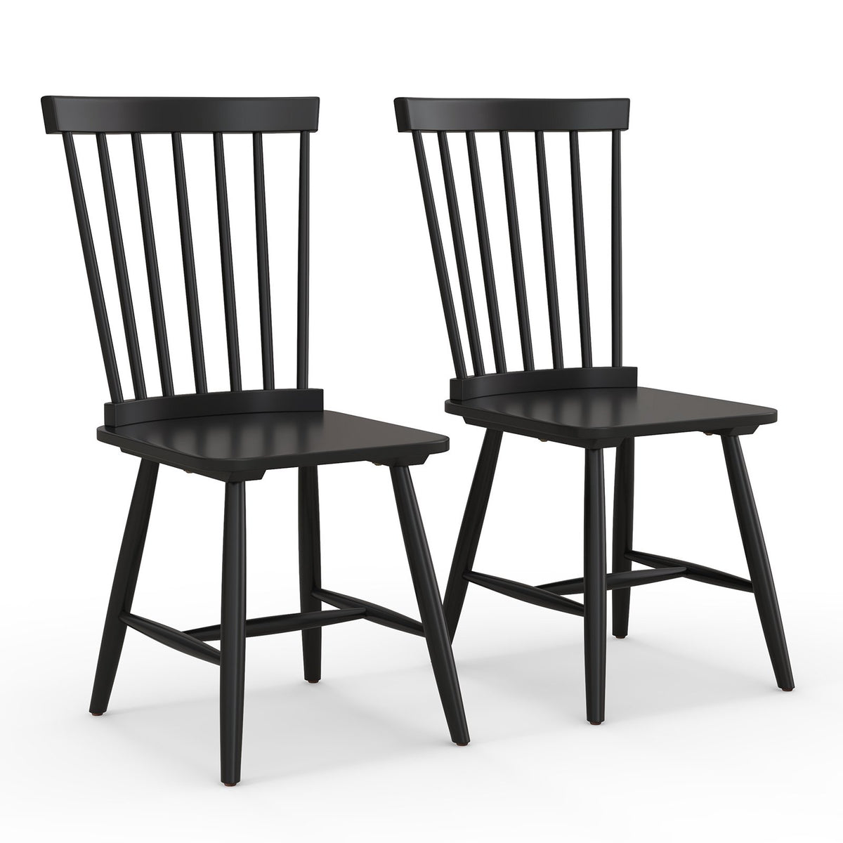 3-in-1 Dining Set: Windsor Chairs, Industrial Sideboard & Wall-Mount Wine Rack Combo view 5