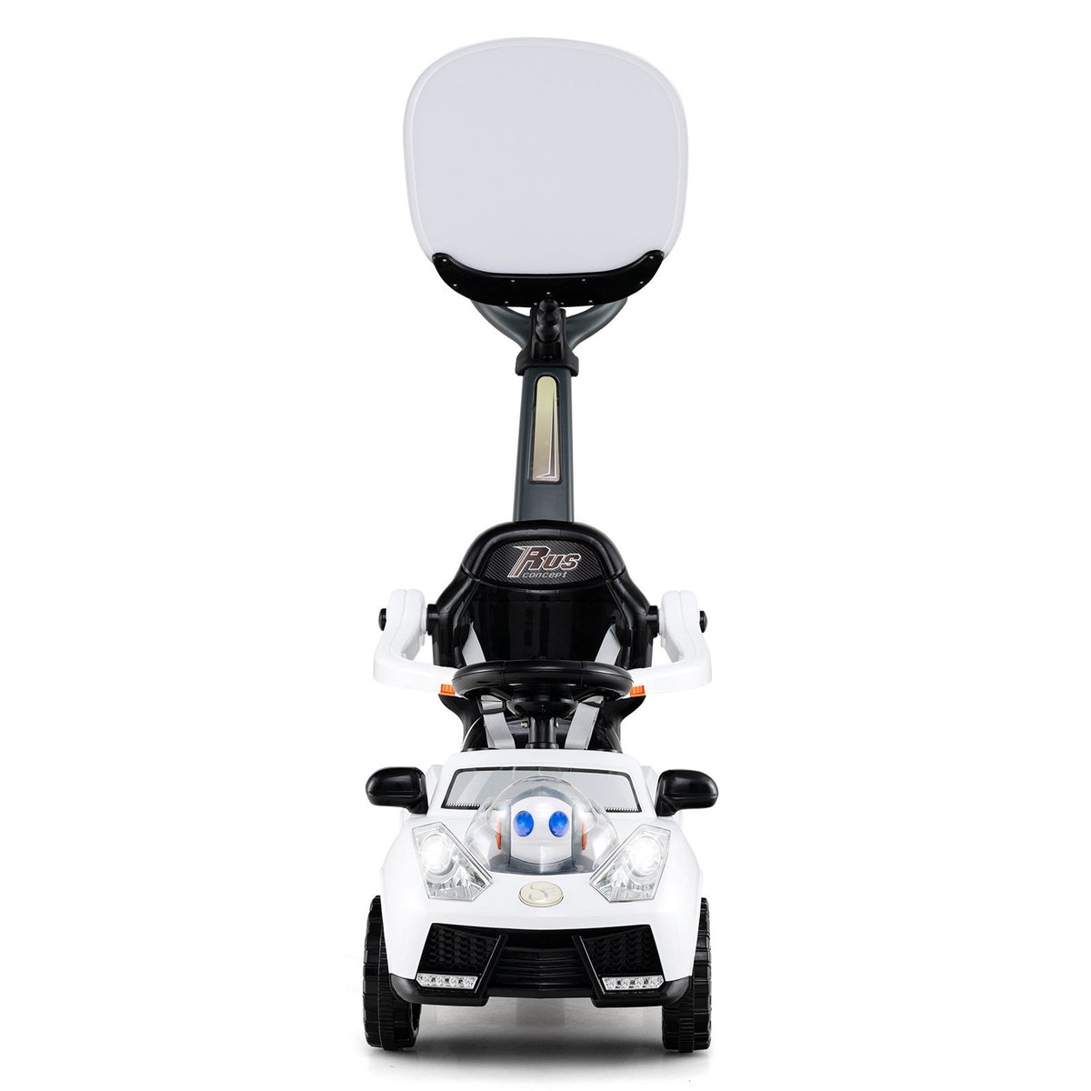 3 in 1 Push Car for Toddler Stroller Sliding Walking Car for Boys and Girls-White view 6
