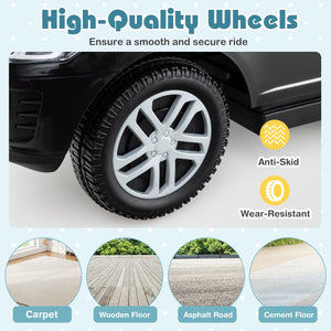 3 in 1 Push Car with Removable Handle and Guardrail for Kids 18-36 Months Old-Black view 9