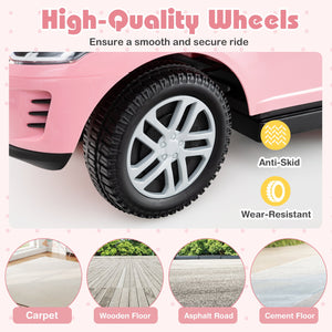 3 in 1 Push Car with Removable Handle and Guardrail for Kids 18-36 Months Old-Pink view 9