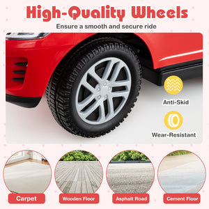 3 in 1 Push Car with Removable Handle and Guardrail for Kids 18-36 Months Old-Red view 9