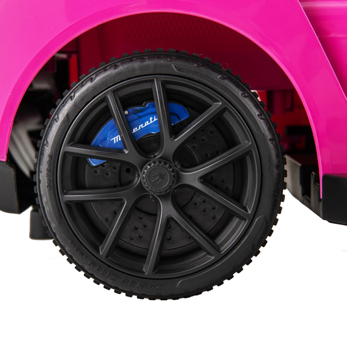 3-in-1 Ride on Push Car Maserati Licensed Sliding Car with Music-Pink view 6
