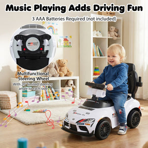 3-in-1 Toyota Licensed Foot-to-Floor Stroller Sliding Walking Toy-White view 5