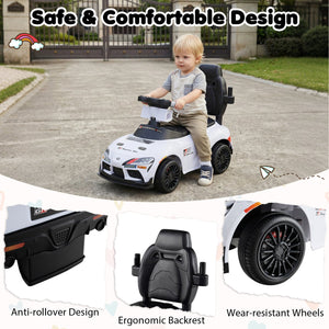 3-in-1 Toyota Licensed Foot-to-Floor Stroller Sliding Walking Toy-White view 7