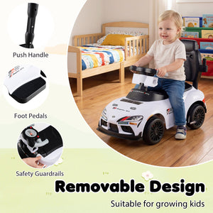 3-in-1 Toyota Licensed Foot-to-Floor Stroller Sliding Walking Toy-White view 9