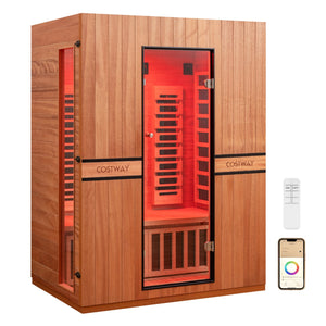 2026 New 3-Person Full Spectrum Infrared Sauna with APP Control for Home