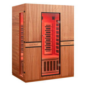 2026 New 3-Person Full Spectrum Infrared Sauna with APP Control for Home view 2