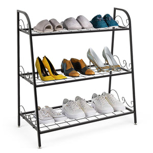 3-Tier Metal Plant Stand Shelf Display Rack for Plants Shoes Flower Pot view 4