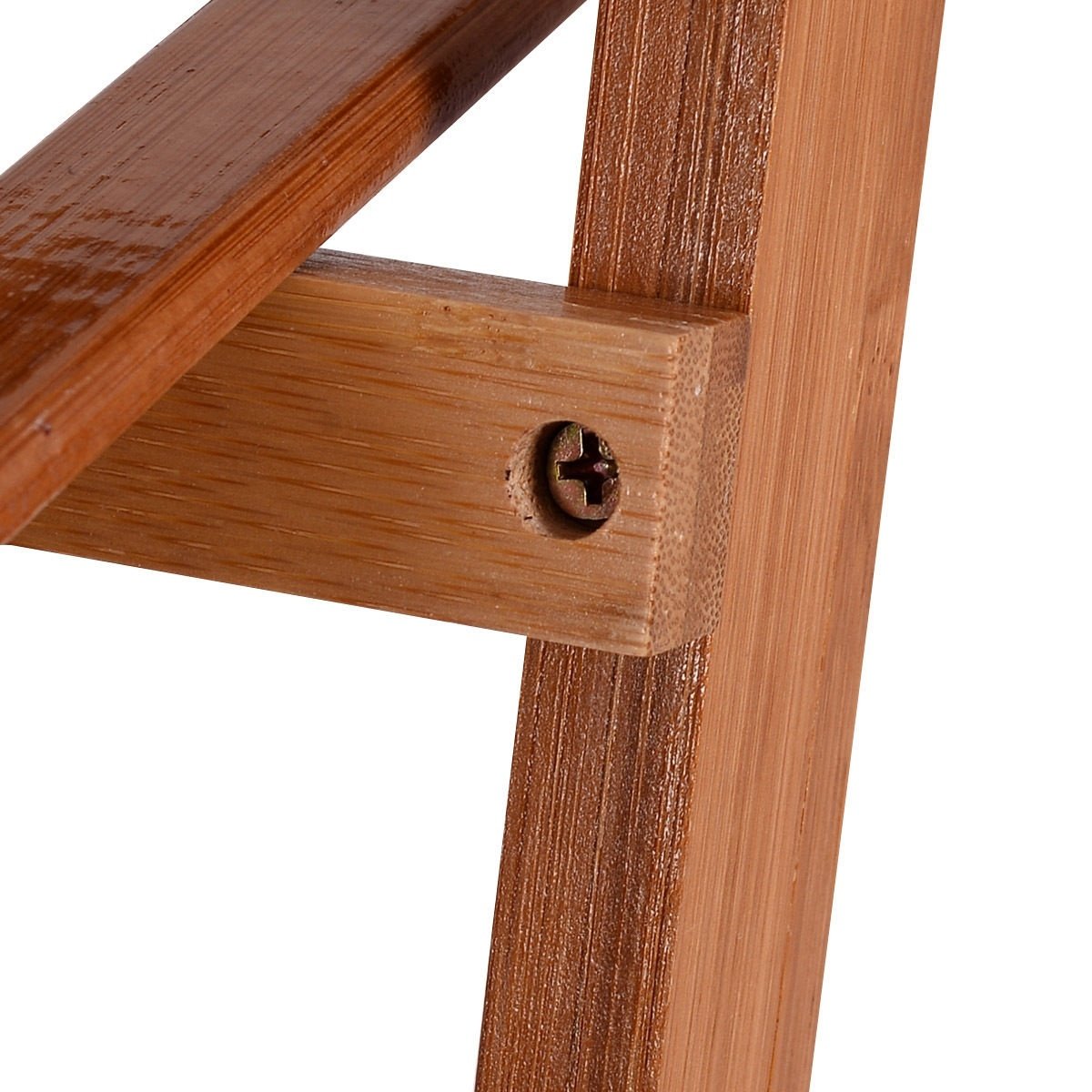 3 Tiers Outdoor Stand Bamboo Flower Pot Shelf view 6