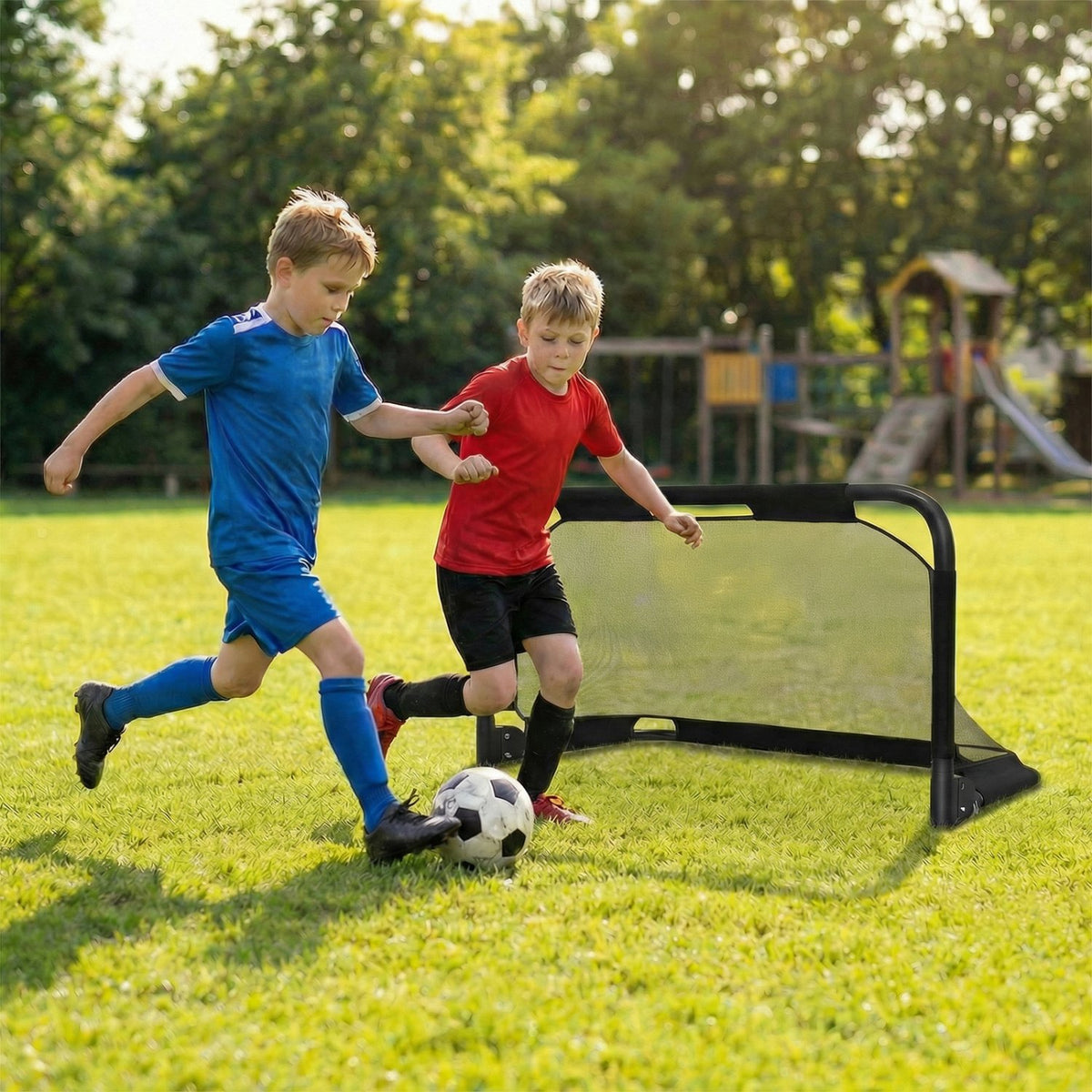3 x 2 FT Portable Pop-up Football Training Equipment with Net view 3