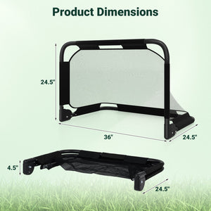3 x 2 FT Portable Pop-up Football Training Equipment with Net view 5