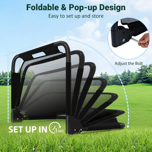3 x 2 FT Portable Pop-up Football Training Equipment with Net view 7